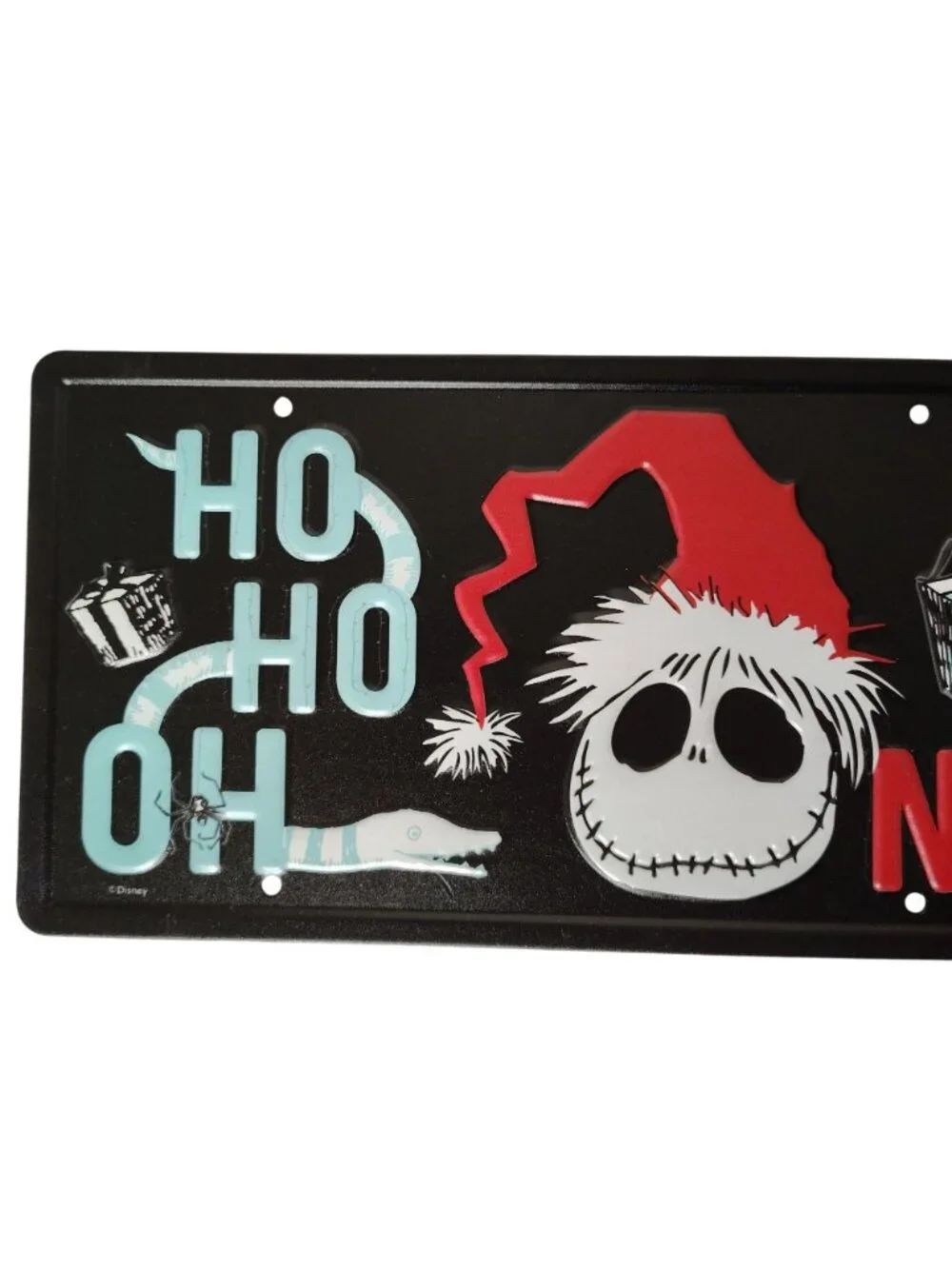 Disney Nightmare Before Christmas 12 x 6 Metal Hanging Sign Jack Skellington